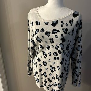 Chico’s Leopard Print Sweater